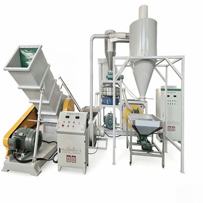 Mesin Pulverizing Plastic Crusher untuk Produksi SPC PVC WPC Floor Board